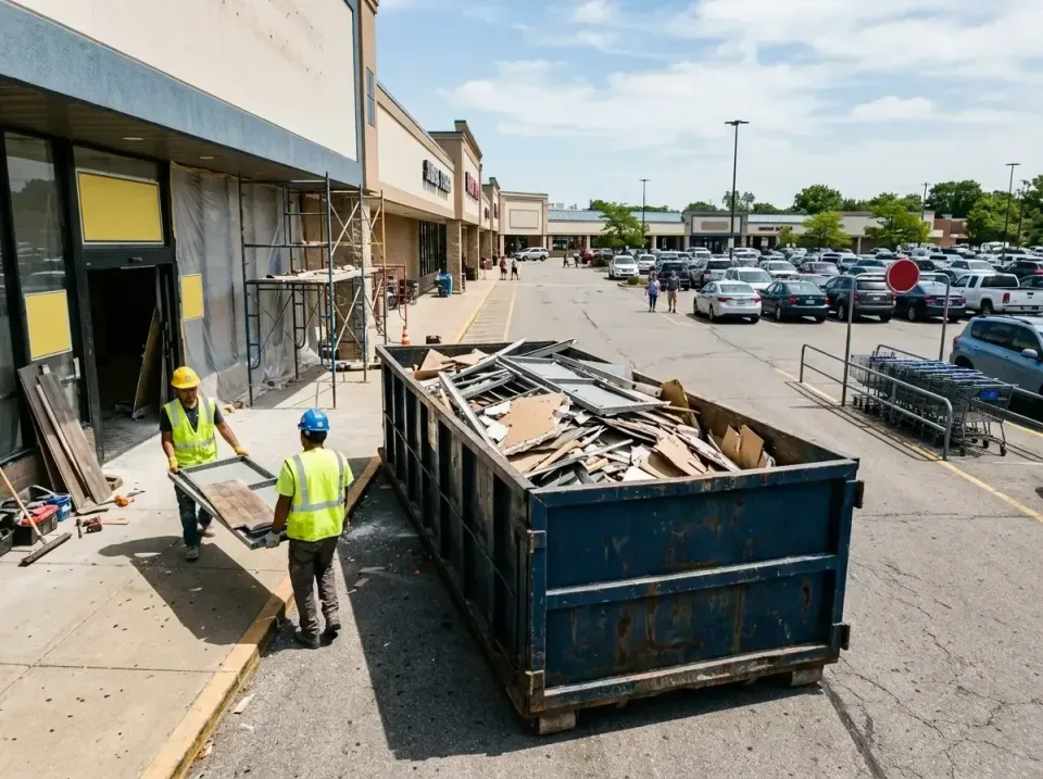 retail-store-renovation-debris-003 — frequently asked questions, Roll-off Dumpster Rentals in Fairmount, IN